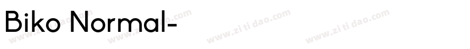 Biko Normal字体转换